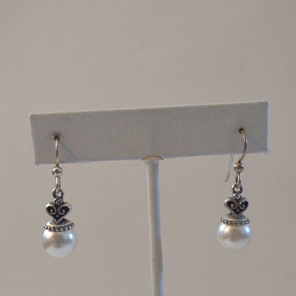 Brighton Alcazar Pearl Drop French Wire Earrings